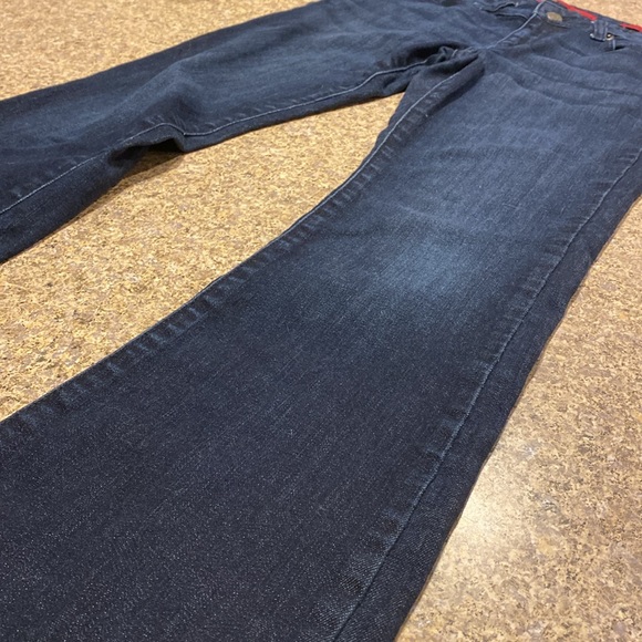 Banana Republic Flare Dark Denim Blue Jeans Limited Edition 28/6 - Picture 6 of 15